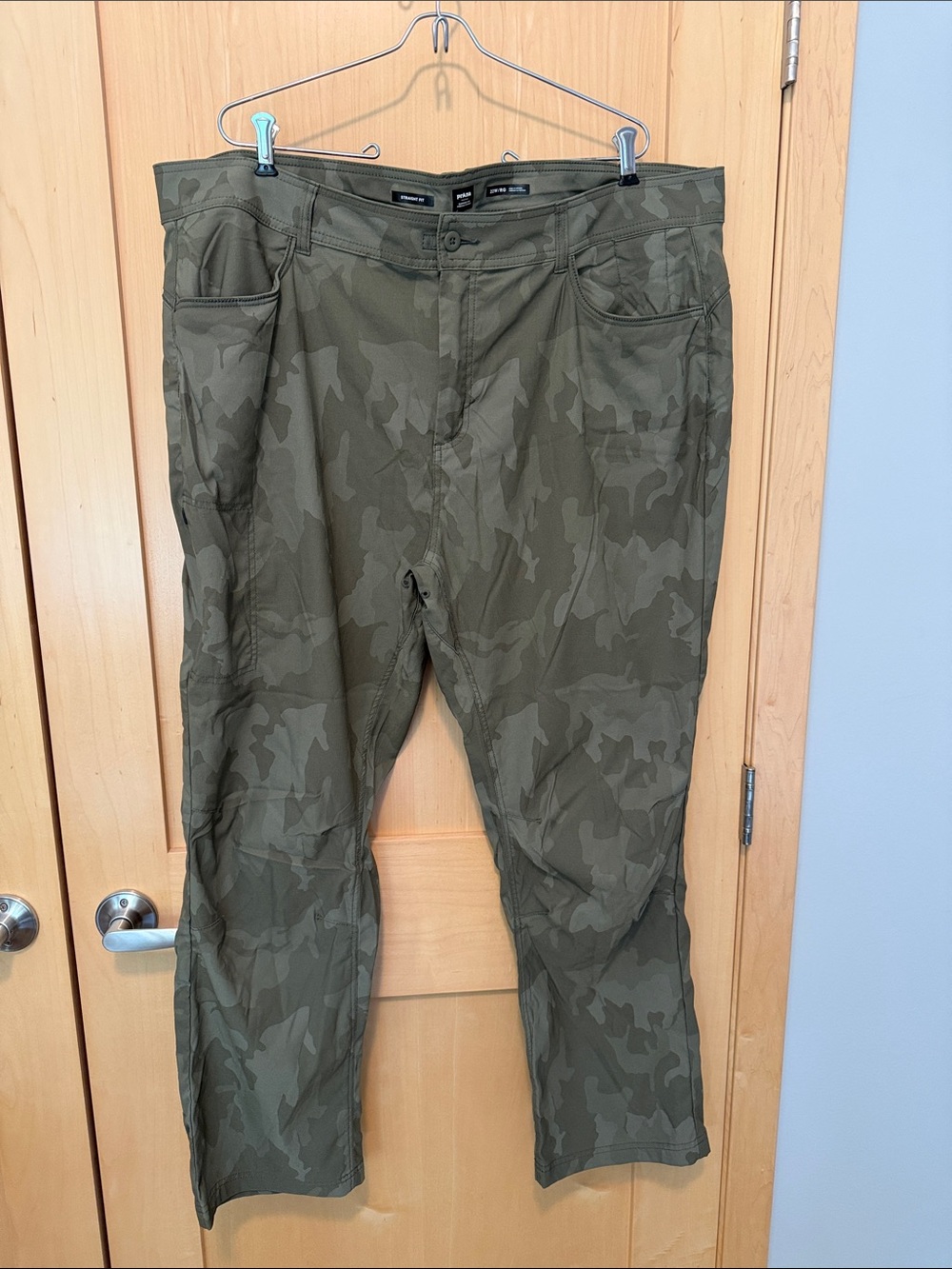 Prana Olive Camo Cargo Pants